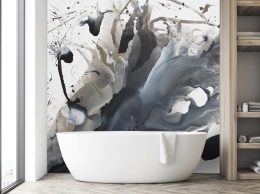 papier peint flow situation dans une salle de bain