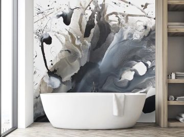 papier peint flow situation dans une salle de bain