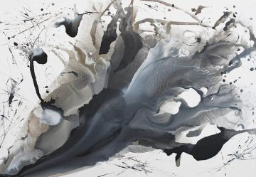 papier peint flow motif peinture a l eau