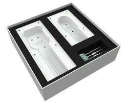 Kit d'échantillons de la rail Blindspace pour Lutron